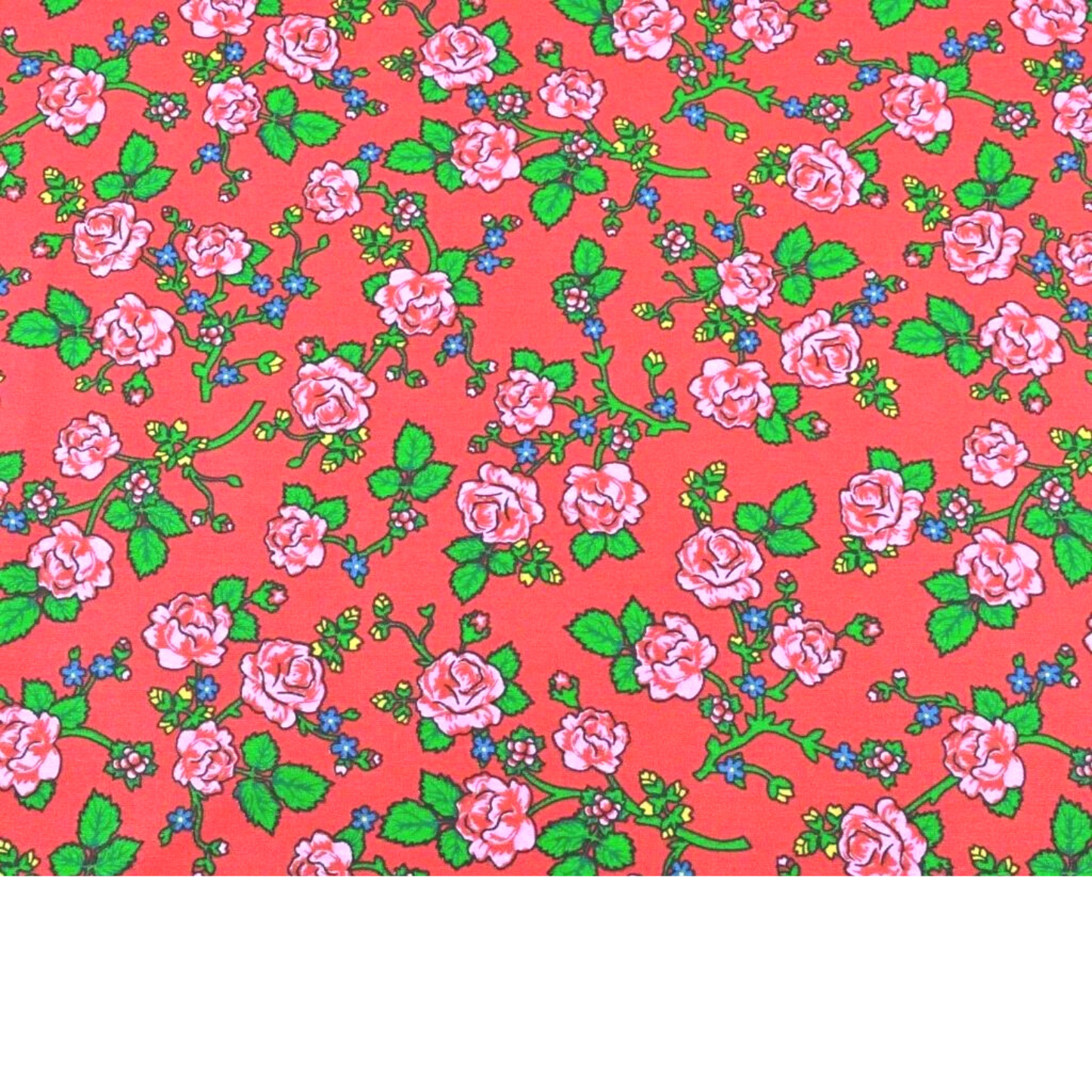 Tissu Coton Motif Fleurs