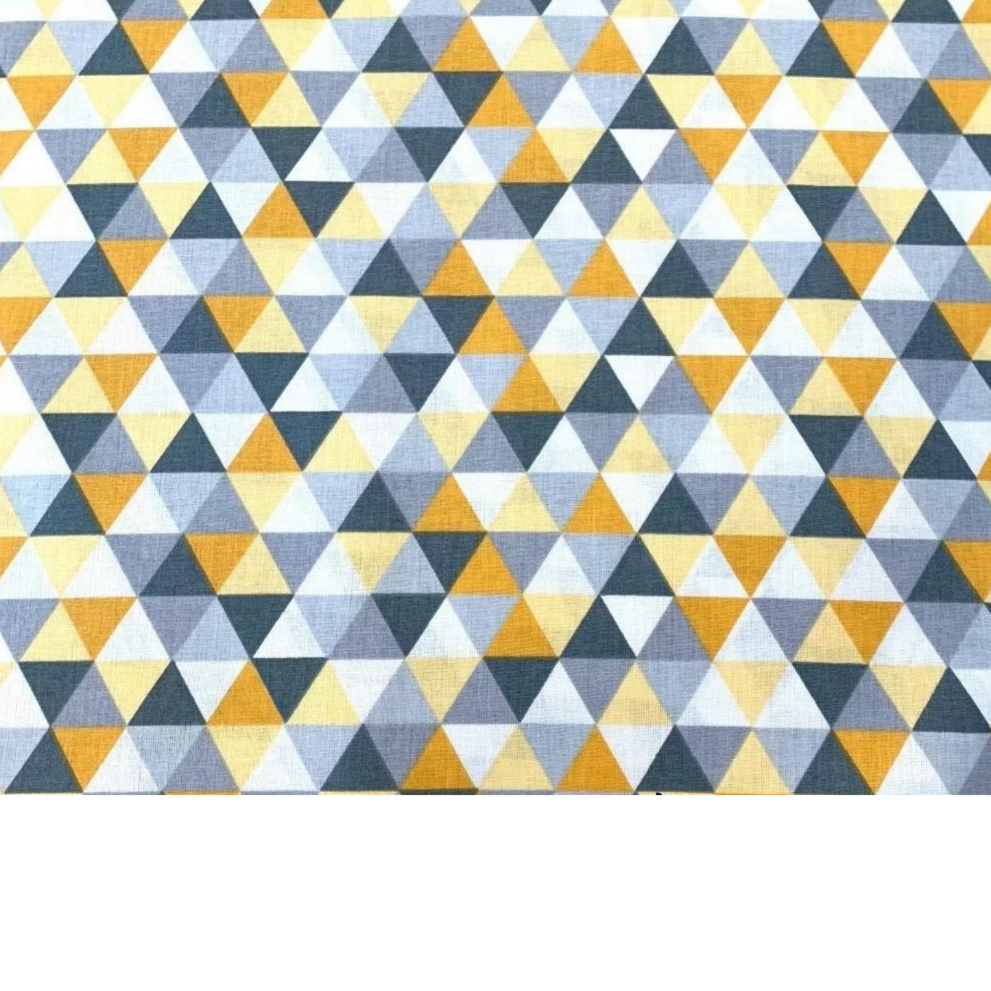Tissu Coton Motif Triangles