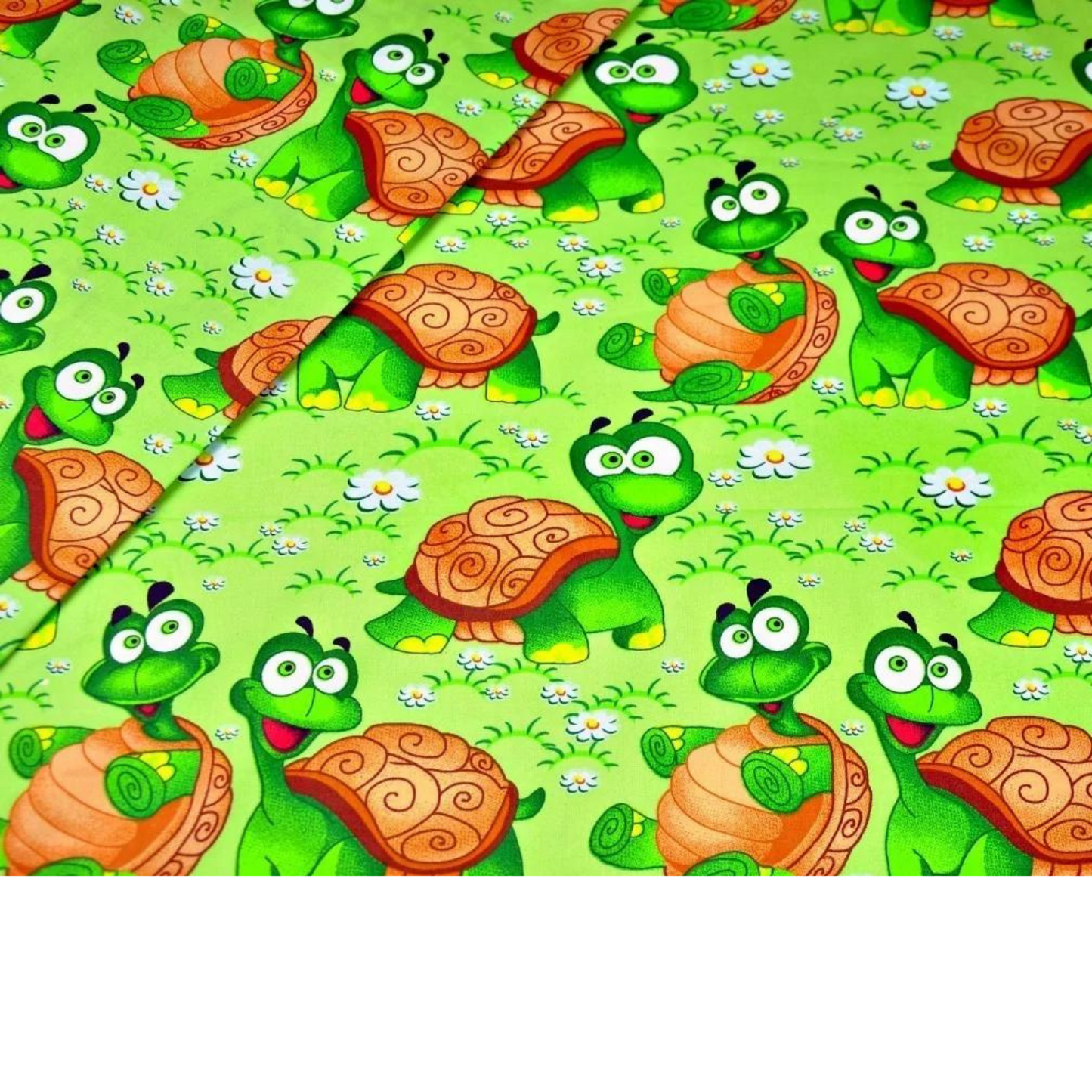 Tissu Coton Motif Tortues