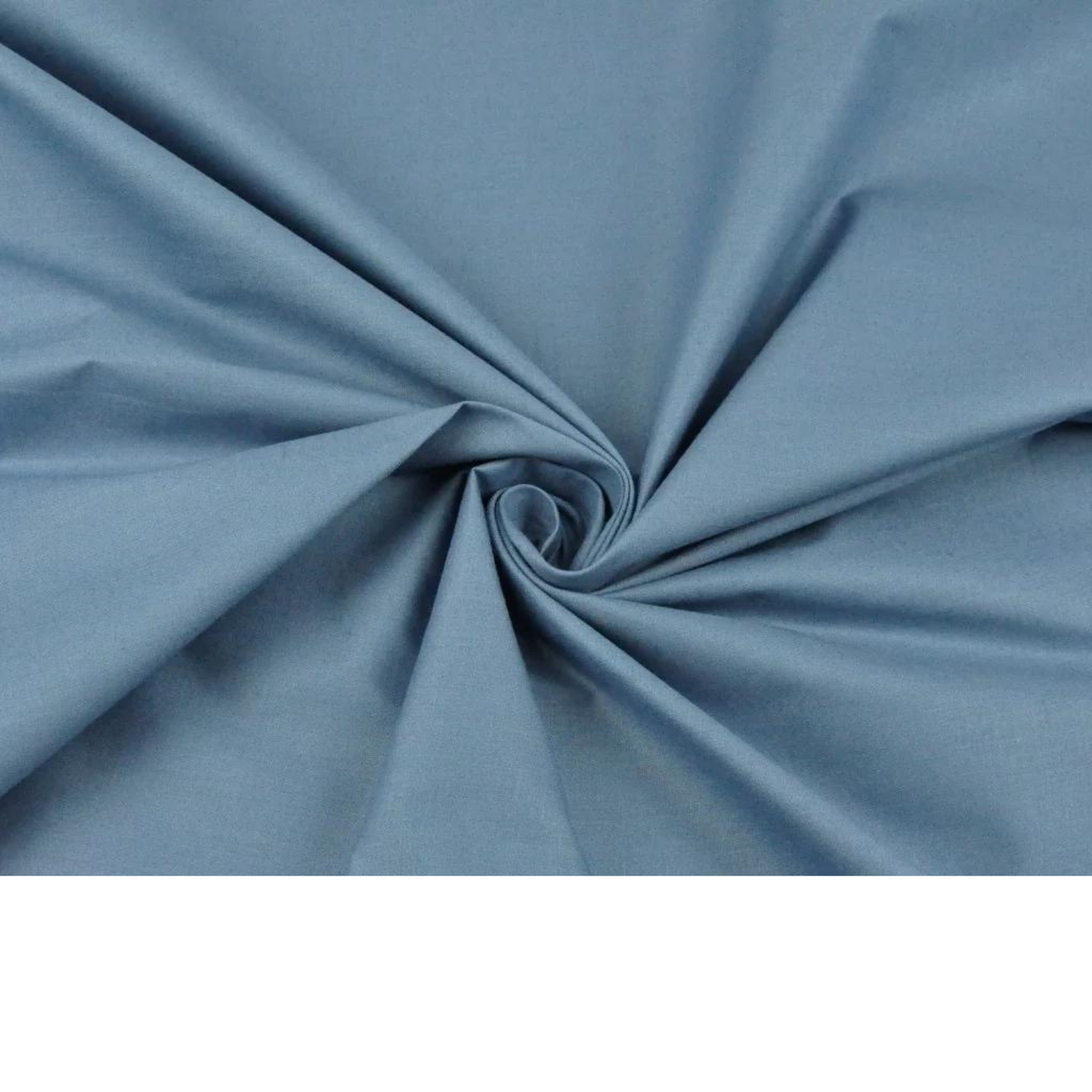 Tissu Coton Uni Bleu
