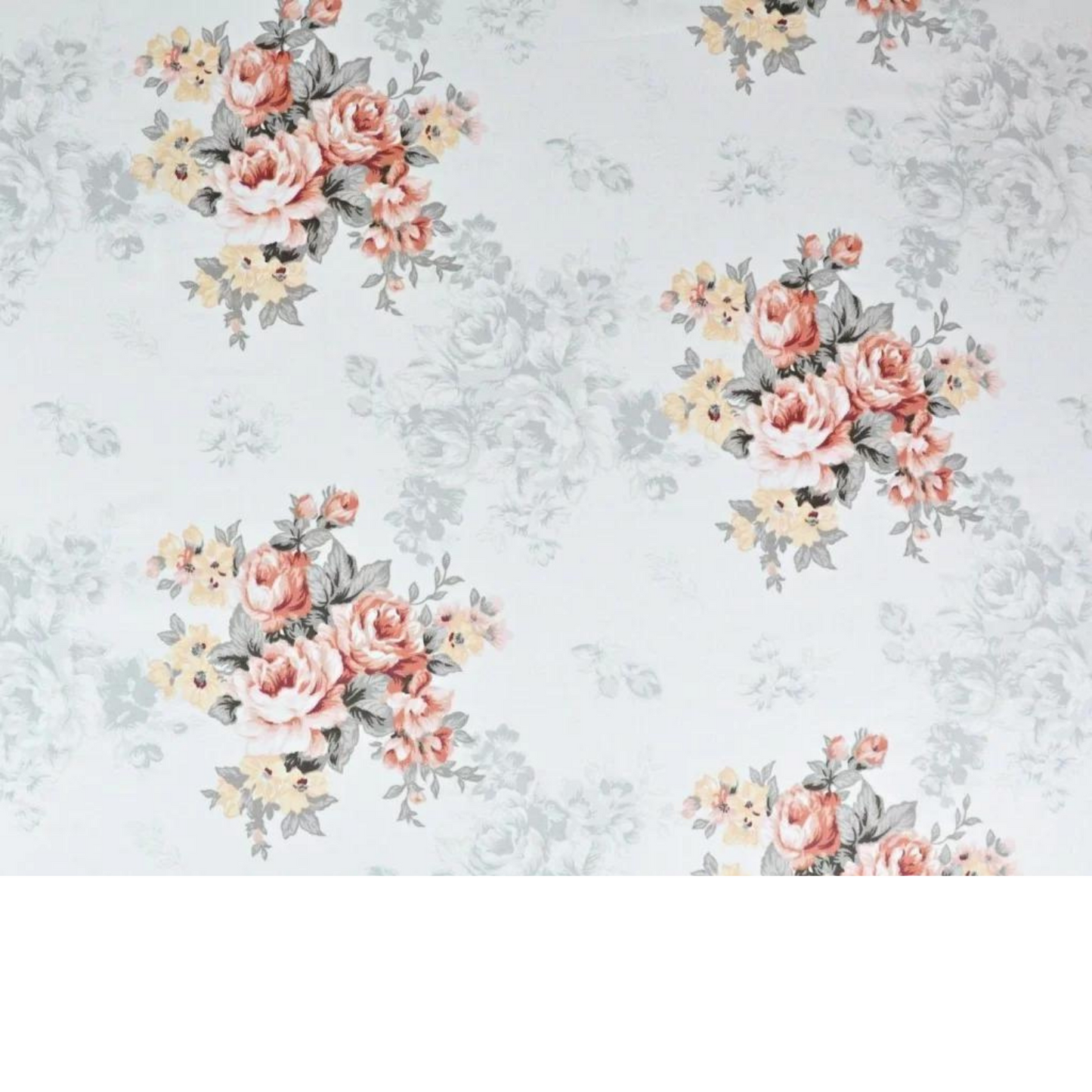 Tissu Coton Motif Fleurs