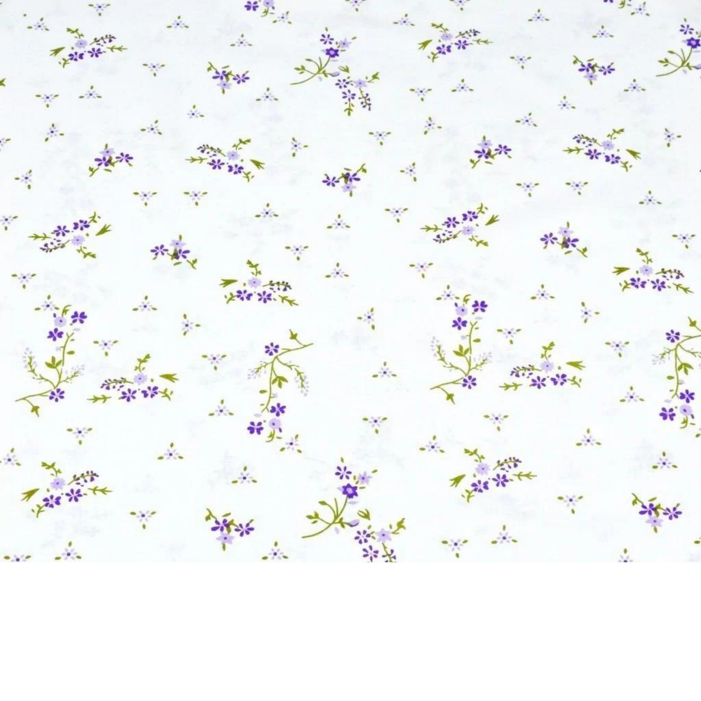 Tissu Coton Motif Fleurs
