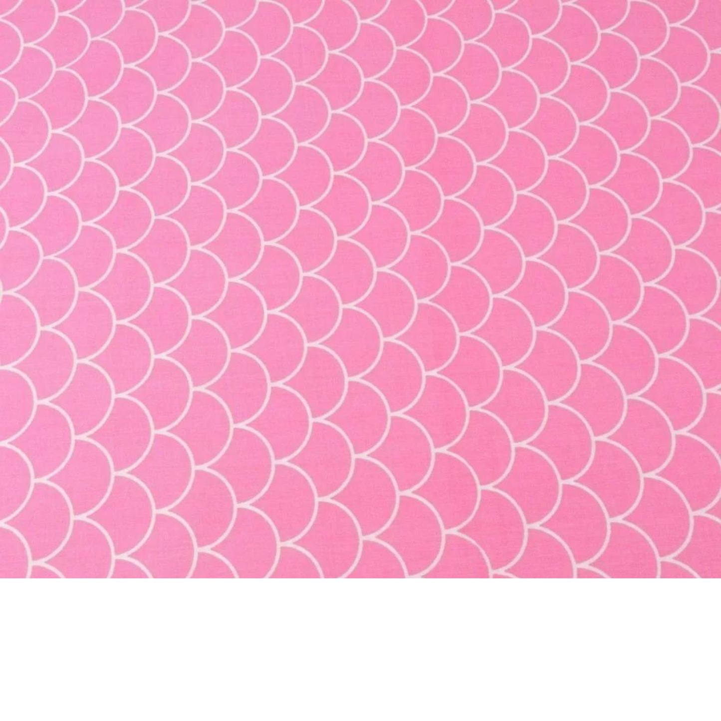 Tissu Coton Imprimé Blanc Et Rose