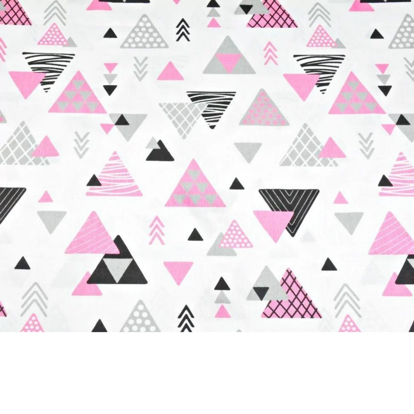 Tissu Coton Motif Triangles
