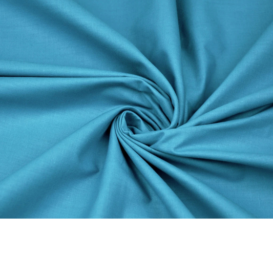 Tissu coton Uni Bleu Poudré
