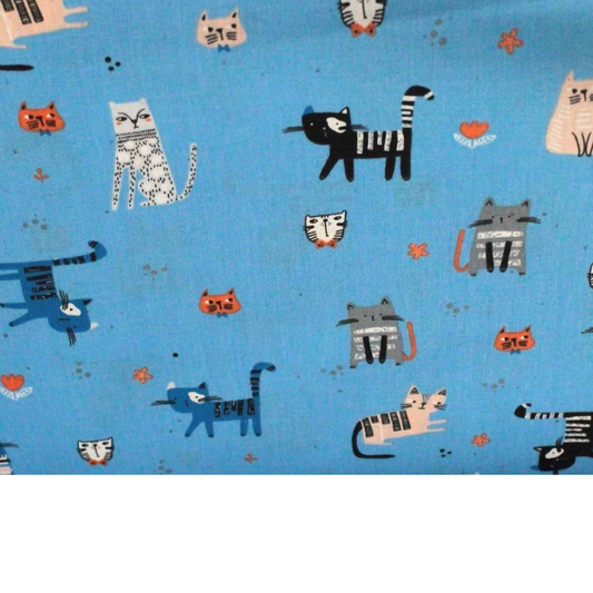 Tissu coton Motif chats