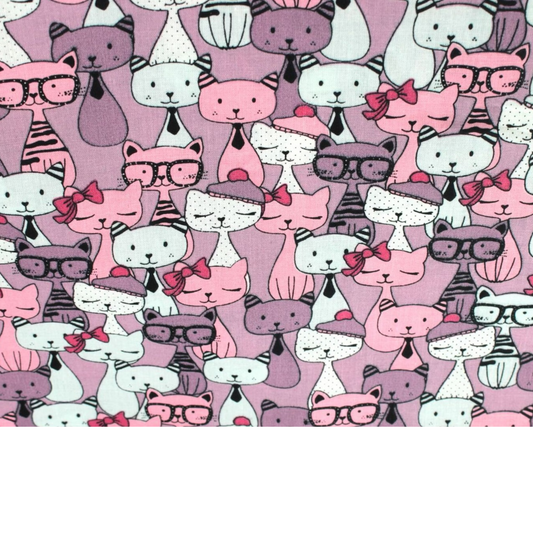 Tissu coton Motif chats