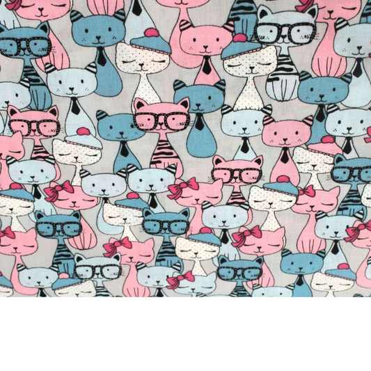 Tissu coton Motif chats