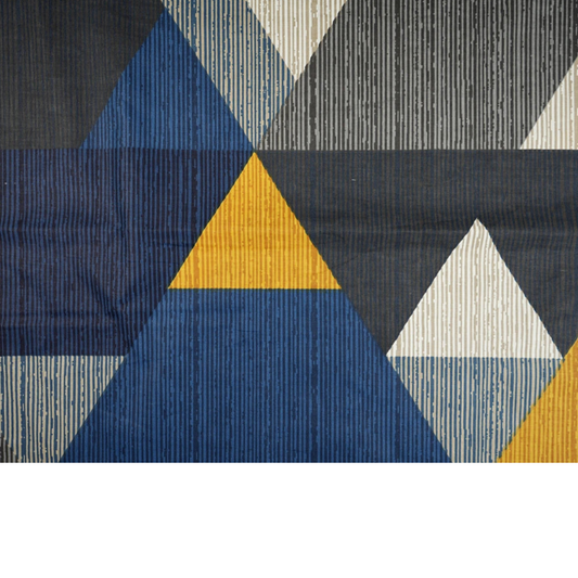 Tissu coton Motifs grands triangles