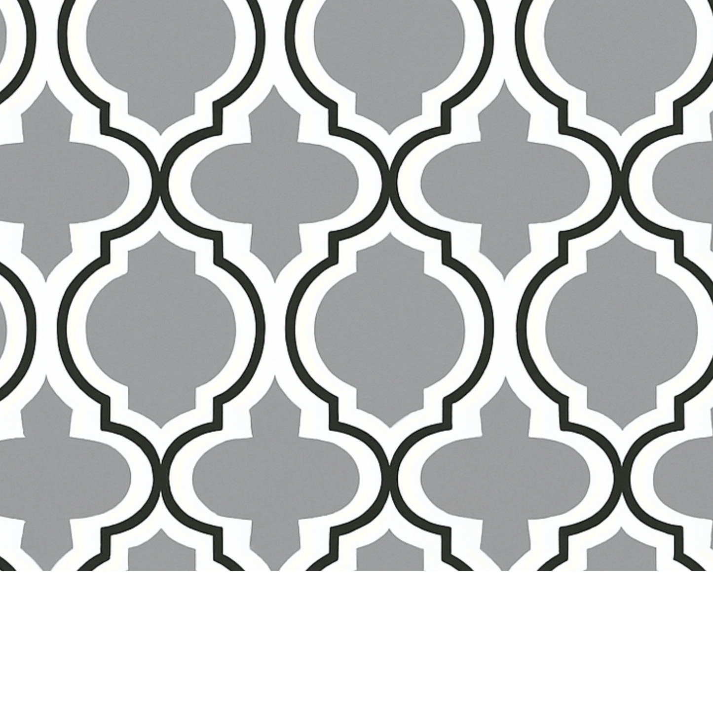 Tissu coton grands imprimés gris