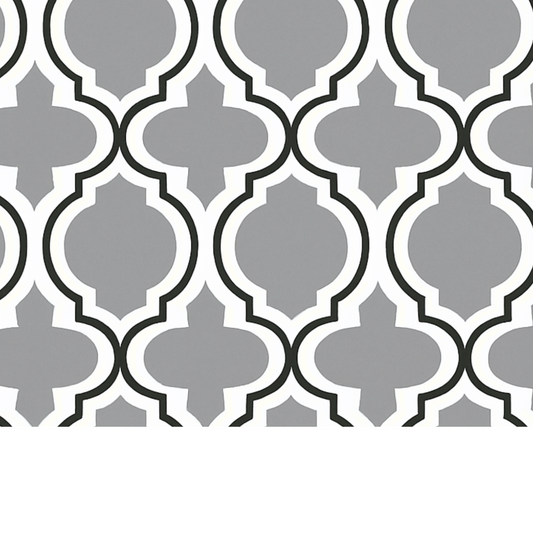 Tissu coton grands imprimés gris
