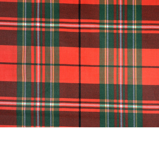 Tissu coton Motif tartan de Noël