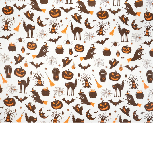 Tissu coton Motif Halloween