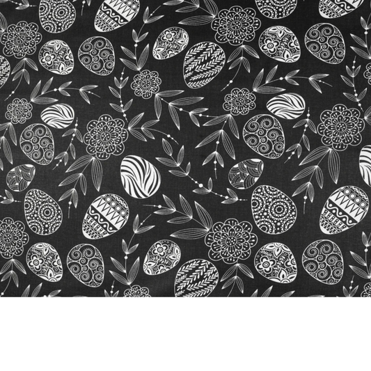 Ostereiermuster aus Baumwollstoff