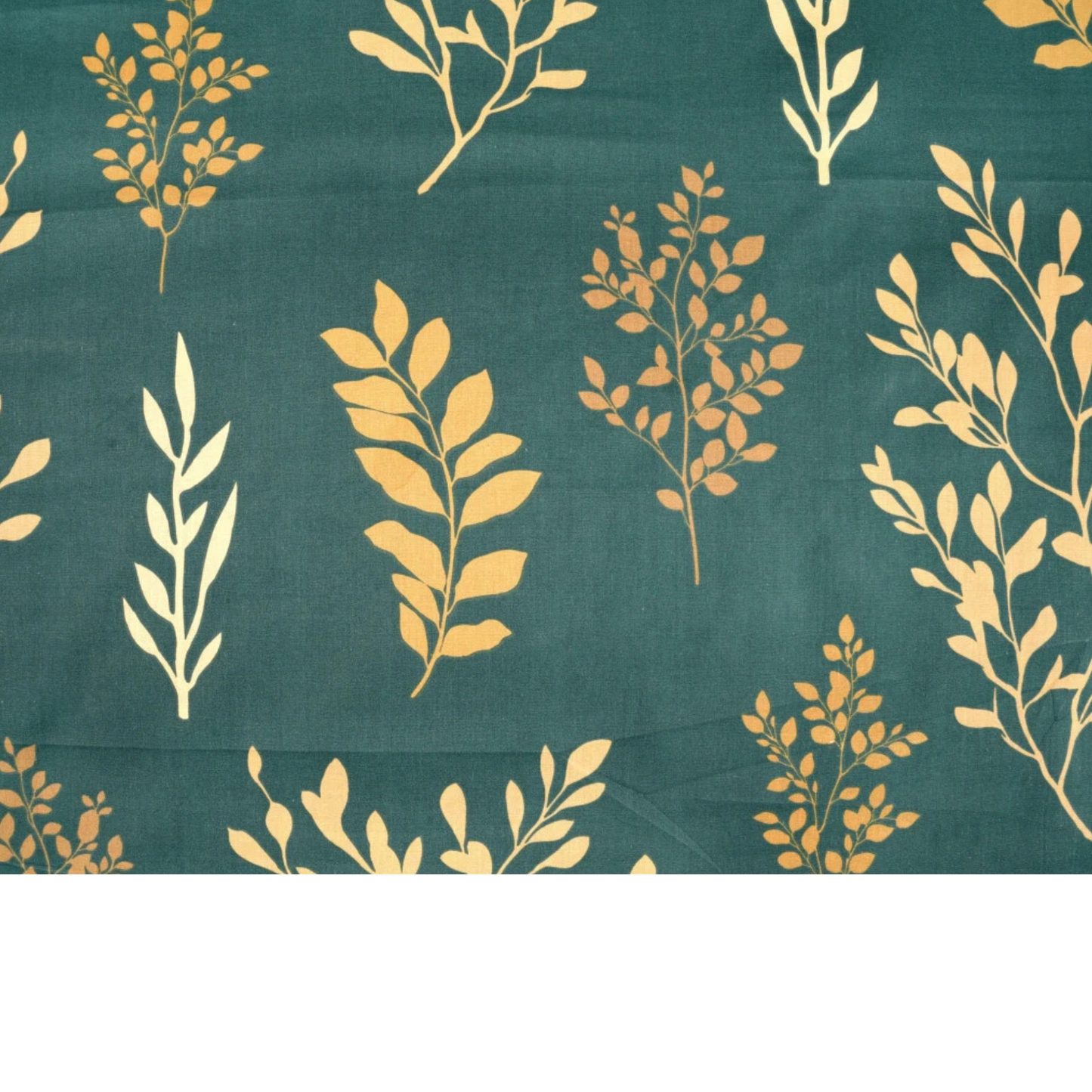 Baumwollstoff Blättermuster