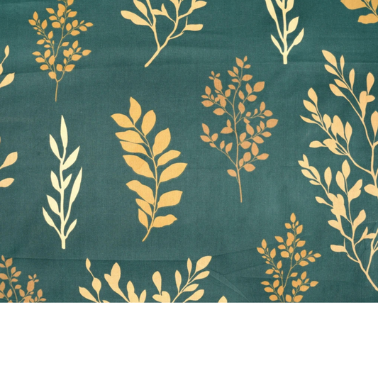 Baumwollstoff Blättermuster