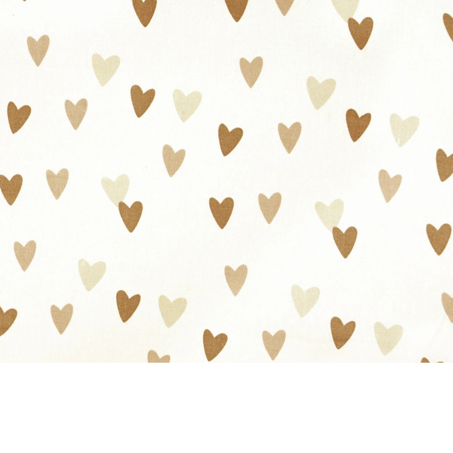 Baumwollstoff Herzmuster