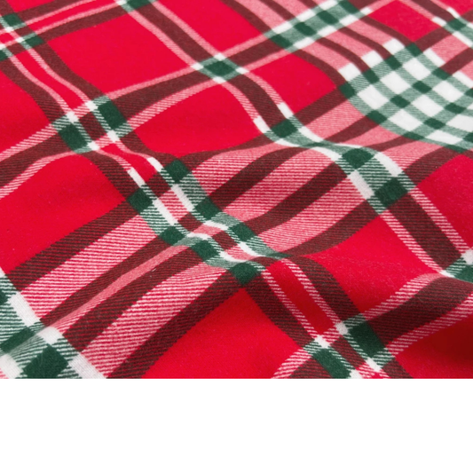 Tissu flanelle imprimé tartan