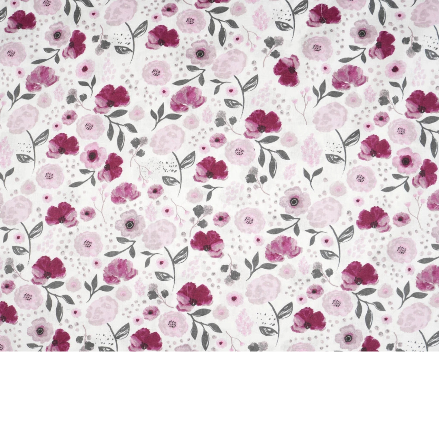 Baumwollstoff Blumenmuster