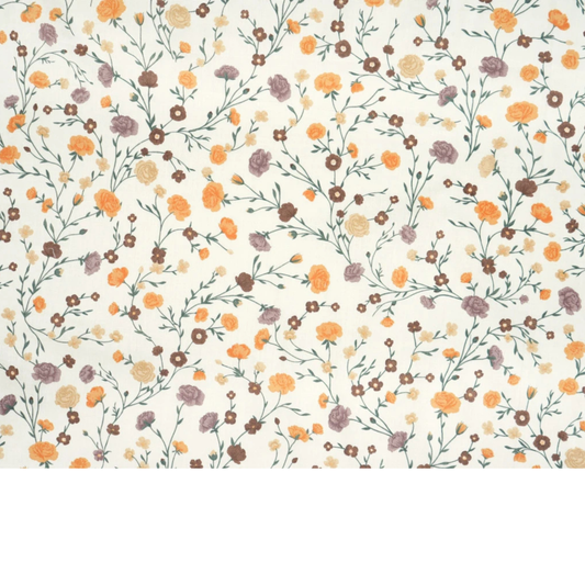 Baumwollstoff Blumenmuster