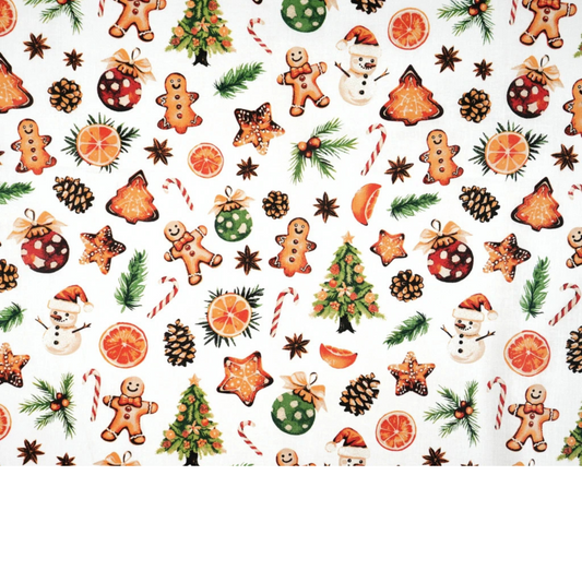 Tissu coton Motif Noël