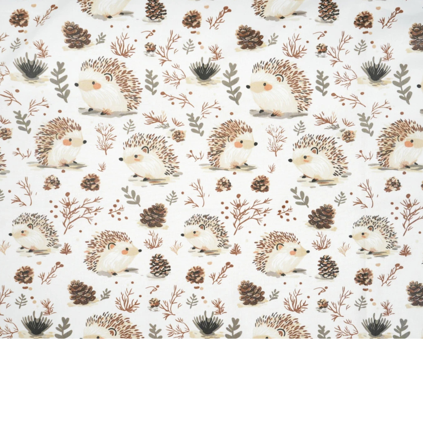Tissu coton Motif hérissons