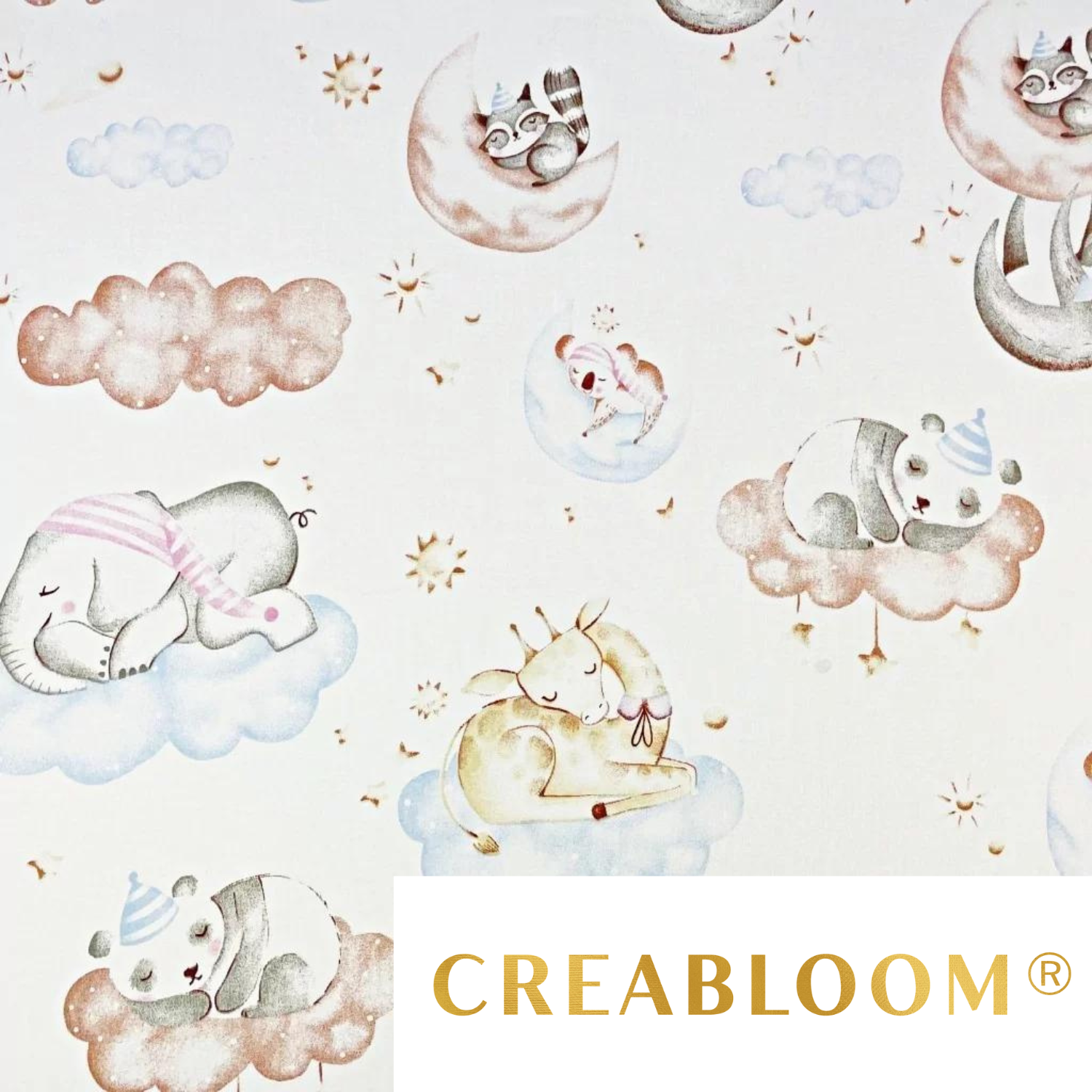 Tissu Coton Motif Animaux