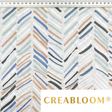 Tissu Coton Motif Géométrique