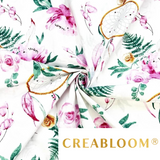 Tissu Coton Motif Attrape Rêves Et Fleurs