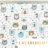 Tissu Coton Motif Oursons