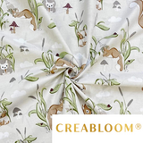 Tissu Coton Motif Écureuils