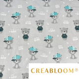 Tissu Coton Motif Oursons