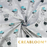 Tissu Coton Motif Oursons
