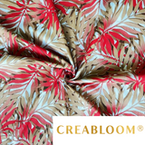 Tissu Coton Motif Plantes