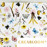 Tissu Coton Motif Fleurs