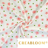 Tissu Double Gaze Imprimé Fleurs