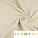Tissu Double Gaze Beige
