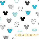 Tissu Coton Motif Souris