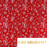 Tissu Coton Motif Noël