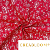 Tissu Coton Motif Noël