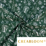 Tissu Coton Motif Noël