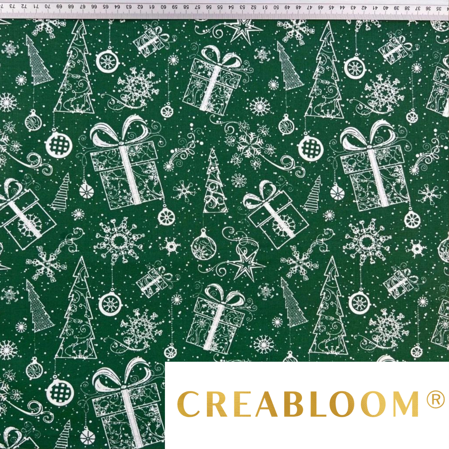 Tissu Coton Motif Noël