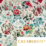 Tissu Coton Imprimé Patchwork Fleuri