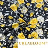 Tissu Coton Imprimé Fleurs