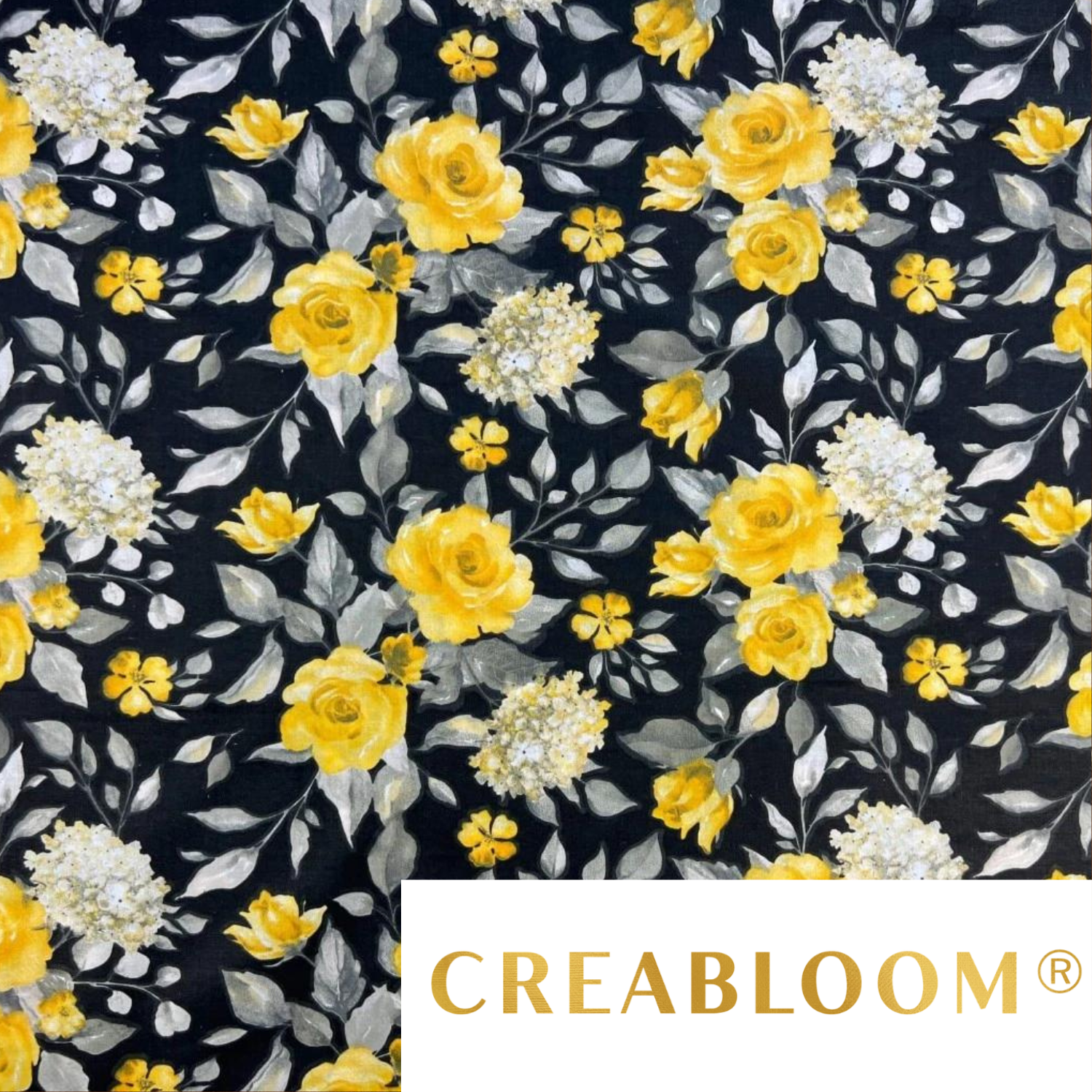 Tissu Coton Imprimé Fleurs