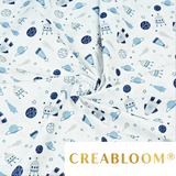 Tissu Coton Motif Univers