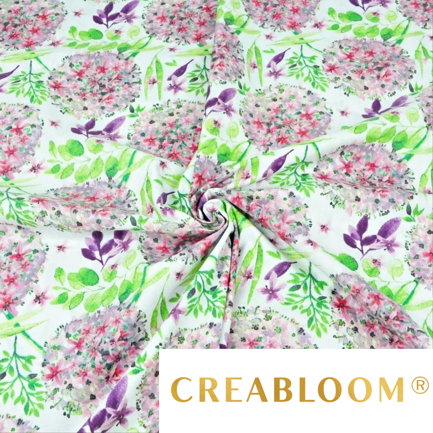 Tissu Coton Imprimé Fleurs