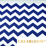 Tissu Coton Motif Zigzag