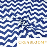 Tissu Coton Motif Zigzag