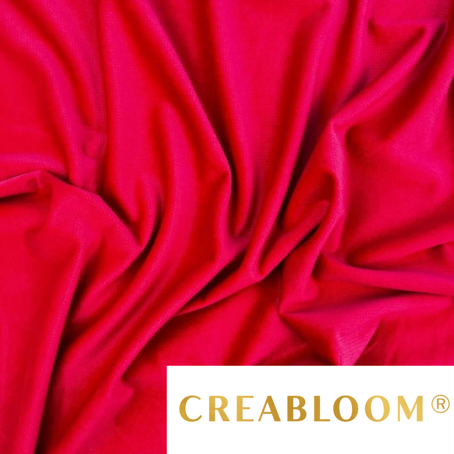 Tissu Velours Velvet Rouge